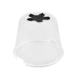 green basics grow house round 17cm transparent